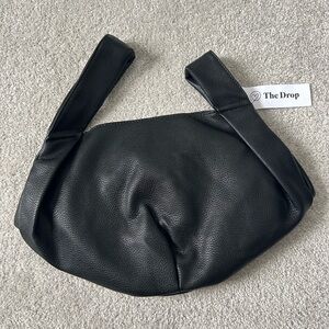 🔥🆕🔥 The Drop Avalon Small Tote Bag - Black Pebbled Vegan Leather